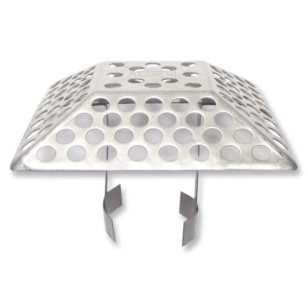 Rejilla anti-atascos acero inoxidable Easy Piramidal 188x188mm - Rejinox. Cubiertas, terrazas, jardines, baños, piscinas…