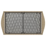 thumbnail of vidaXL 4-tlg. Garten-Sofagarnitur mit Kissen Beige Poly Rattan