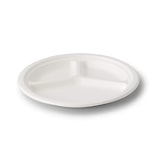 thumbnail of greenbox - Menüteller aus Zuckerrohr Ø 26 cm, 3 Kammern, rund, 500 St.