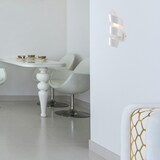 thumbnail of Applique Moderna Helix 1 Luce In Ferro Laccato Bianco