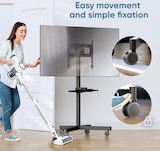 thumbnail of ONKRON Soporte TV Ruedas para Pantallas de 23" - 60" hasta 40 kg VESA 400x400 - Soporte TV Pie Television Universal / Soporte TV Suelo Negro TS1137-B