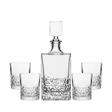 thumbnail of Coffret whisky en verre ciselé avec carafe 850 ml et 4 verres 280ml
