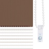 thumbnail of vidaXL Doppelrollo Braun 125x150 cm Stoffbreite 120,9 cm Polyester