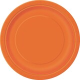 thumbnail of 8 runde Teller orange