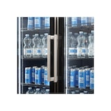 thumbnail of Vetrina frigo bibite da 690 lt premium con porte battenti nera temperatura da 0°C a +10°C