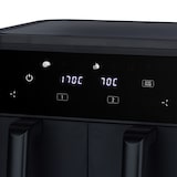 thumbnail of H.Koenig Friggitrice ad aria FRY900, Capacità 2x4,5L, Regolabile 80-200°C,  Timer 60min, 8 Programmi, Touch Screen