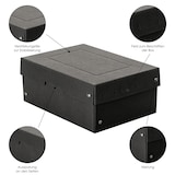 thumbnail of Falken 22001720 PURE Box Black DIN A5, Füllhöhe 100 mm schwarz - Schwarz