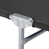 thumbnail of tectake Conjunto de 2 tumbonas Chloé con 4 posiciones y almohada para la cabeza - Negro