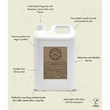 thumbnail of Bube Botanicals garrafa loción de manos y cuerpo 5L. Gracias a su fórmula vegana nutre la piel en profundidad. Producto Vegano.