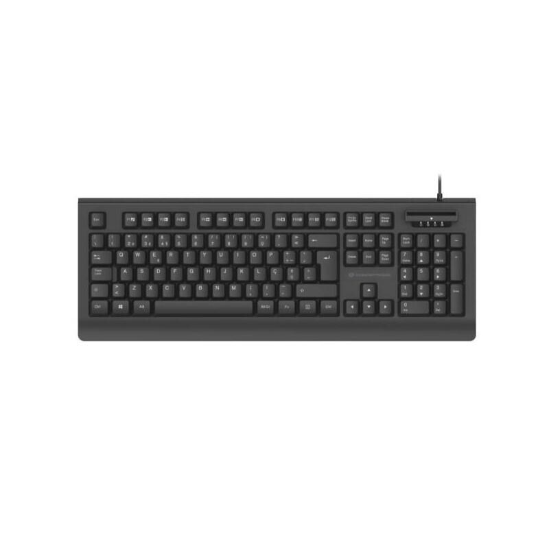 Teclado Usab Conceptronic Kayne01Es Con Lector Dnie Compatible Con Dni 3.0 Y Tarjeta Sanitaria