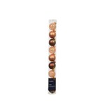 thumbnail of 9 Weihnachtskugeln Glas mit Motiven 3cm kleine Christbaumkugeln Weihnachtsbaumkugeln Christbaumschmuck Weihnachtsbaumschmuck Braun Orange Mix