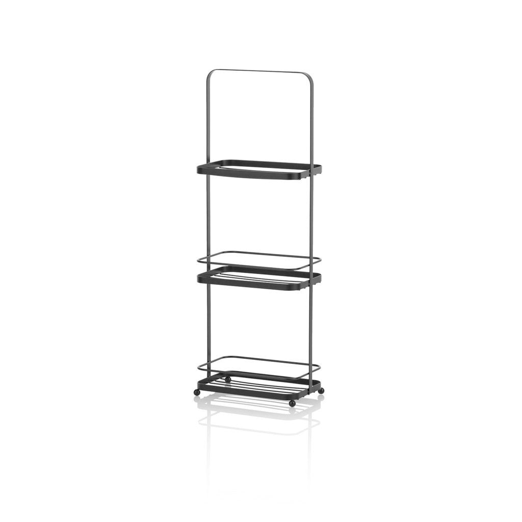 AQA Design Scaffale/organizer da terra AUTOR nero cm. L.26 P.15,5 H.72 MP01816