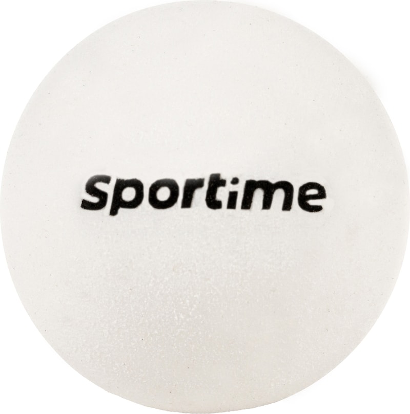 Ein weißer Ball.