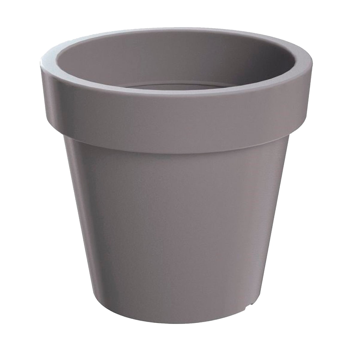 Prosperplast - LEXO ROUND 92L Topf - 60x60x55cm in Steingrau farbe