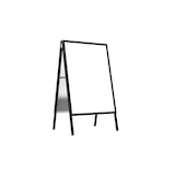 thumbnail of ALLboards Doppelseitige Werbetafel, Kundenstopper, Größe: A1, in einem schwarzen Aluminiumrahmen