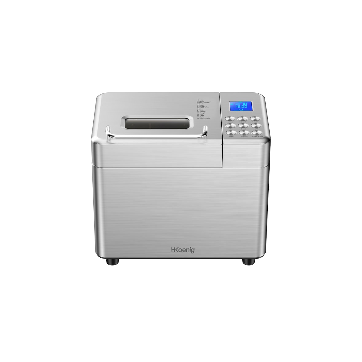 Máquina De Pan 15 Programas, 3 Tamaños De Pan, Hasta 1kg De Pan, 600w, Pantalla Lcd