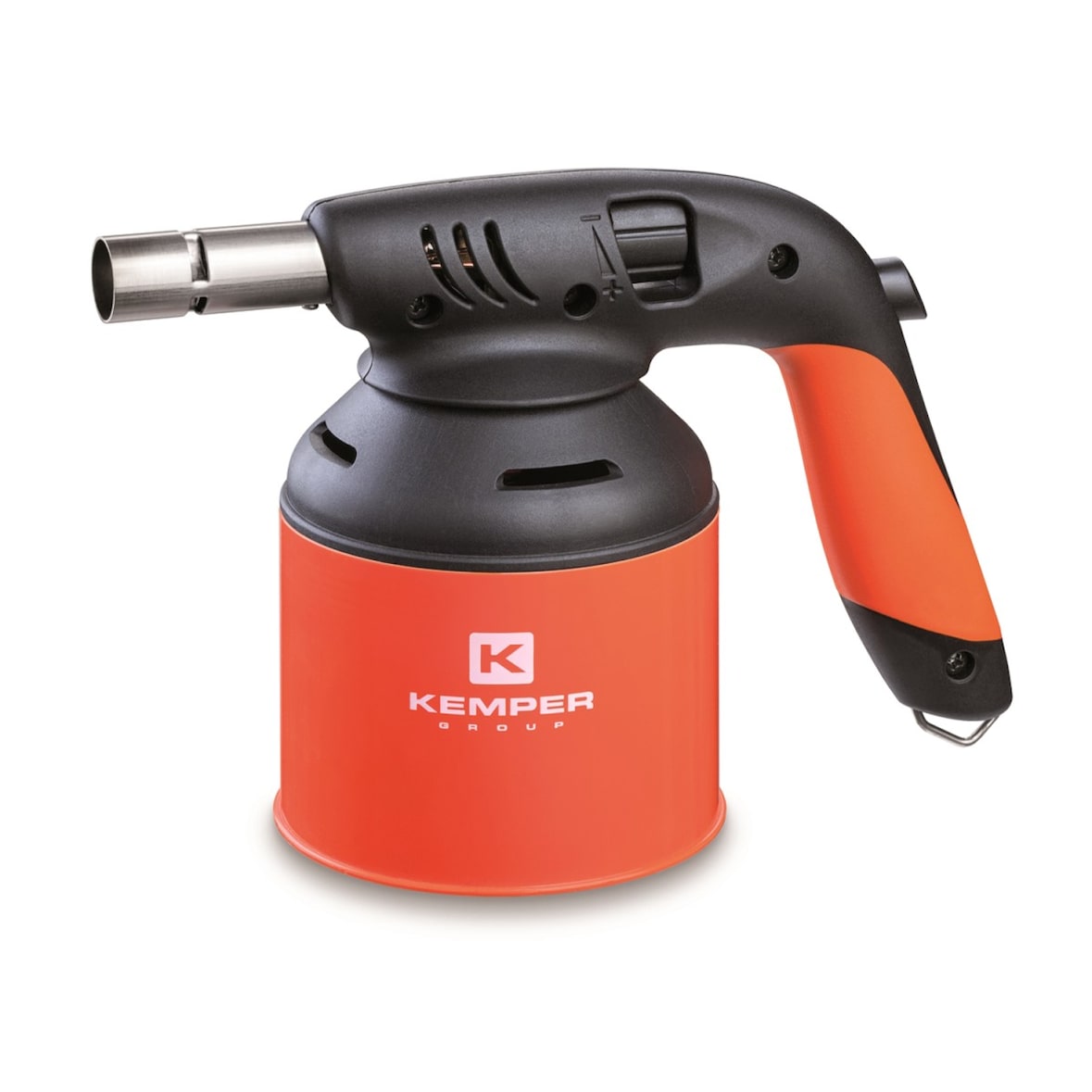 Gasbrander 1900°C In alle standen te gebruiken Piëzo-ontsteking voor gaspatroon Doorsteekbaar KEMPER