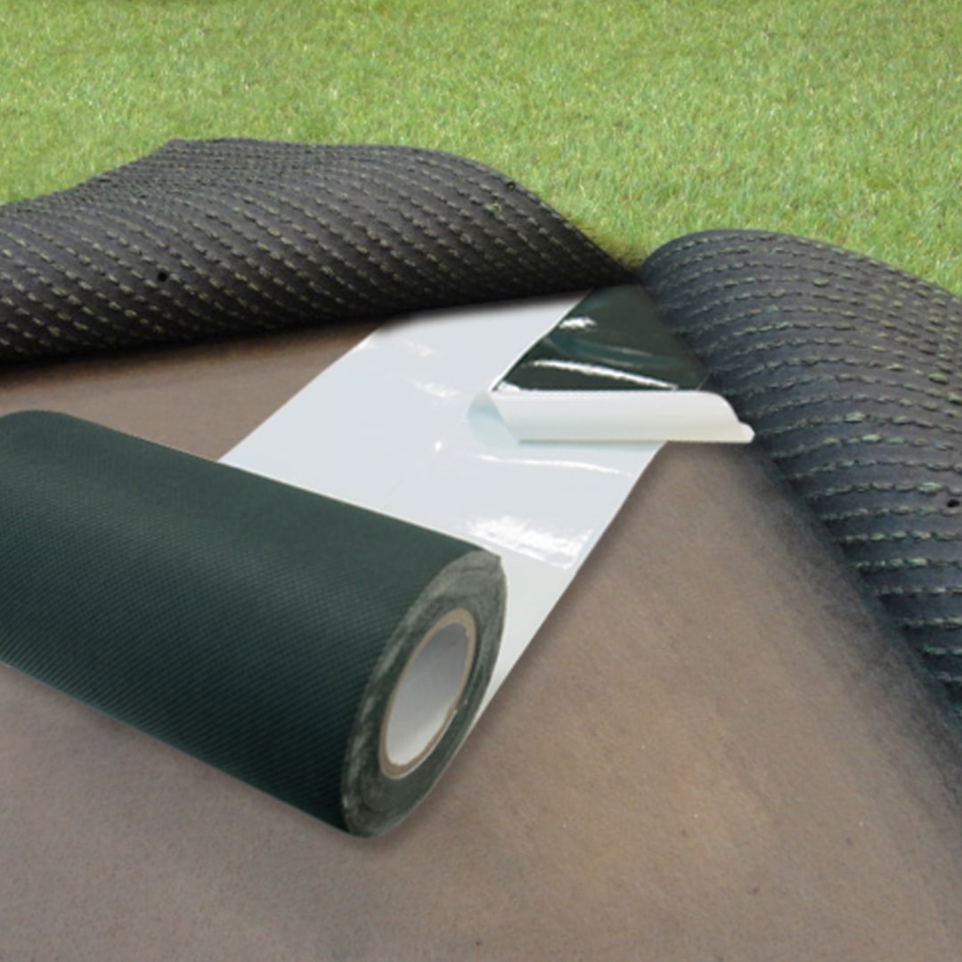Cinta adhesiva para unir rápidamente los rollos de césped entre sí  TAPEFIX 0,15x5m VERDE