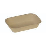 thumbnail of WISEFOOD 250 Stück - Zuckerrohr Schale rechteckig nature - 850ml - 229x153x50mm Bagasse