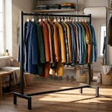 thumbnail of Perchero Melva Negro/120x38x120