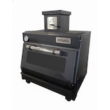 thumbnail of Fry&Grill, Horno carbón, GR45 Black+accesorios,, incluye parrilla, pinzas, atizador, sombrero, cortafuegos y regulador de tiro.211406