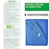 thumbnail of Benetton - Coperta 140x190 cm 200 g/mq 100% cotone blu
