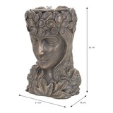 thumbnail of ML-Design Pflanztopf Frauenkopf 21x16x32 cm Bronze Harz Statue Innen/Außen Pflanzgefäß Blumentopf Gartendeko