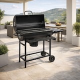 thumbnail of Barbecue A Carbone Con Coperchio Termometro Integrato Ideale Per Giardino Terrazzo E Balcone 112 x 63.5 x 97 Cm Nero