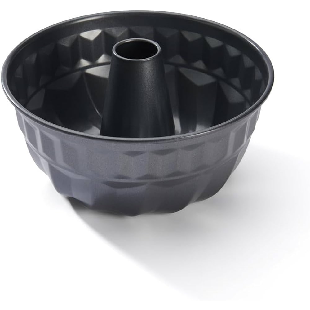 DE BUYER Gugelhupfform 22 cm antihaftbeschichtet Grau Rund Stahl