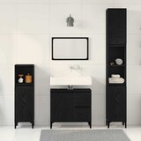thumbnail of vidaXL Badezimmermöbel Set mit Speicher 3 pcs Schwarz 30 x 30 x 180 cm