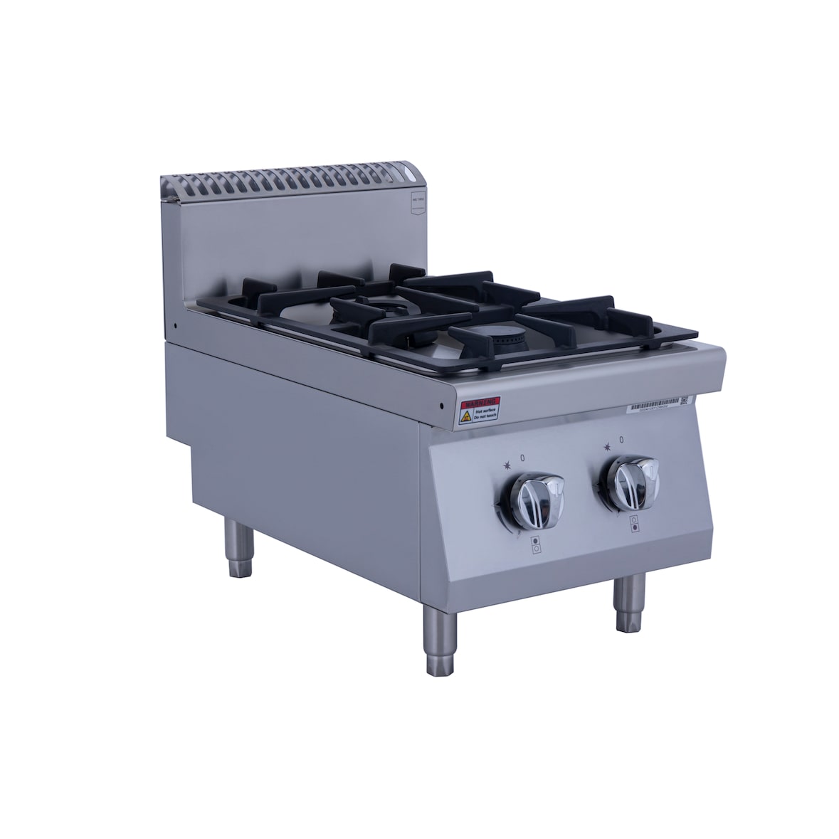 METRO PROFESSIONAL Gasherd GGS1700, 40 x 70 x 54.7 cm, Edelstahl, 2 Brenner