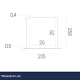 thumbnail of Danieli - Teca in acrilico Trasparente per Modellismo e Esposizioni Smontabile con Base Nera - 25x25x25cm