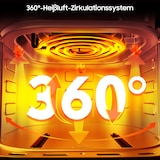 thumbnail of 6,5L Heißluftfritteuse 1700W - XL Airfryer mit Timer, Metall-Innenraum, 8 Programme, Digitaldisplay, Ohne Öl, mit Rezeptbuch, Spülmaschinenfest