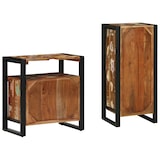 thumbnail of vidaXL Badezimmermöbel Set 2 pcs Mehrfarbig Massives recyceltes Holz