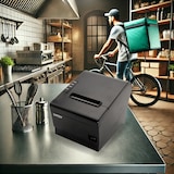 thumbnail of Imprimante application Uber Eats Android Bluetooth ticket cuisine 80mm