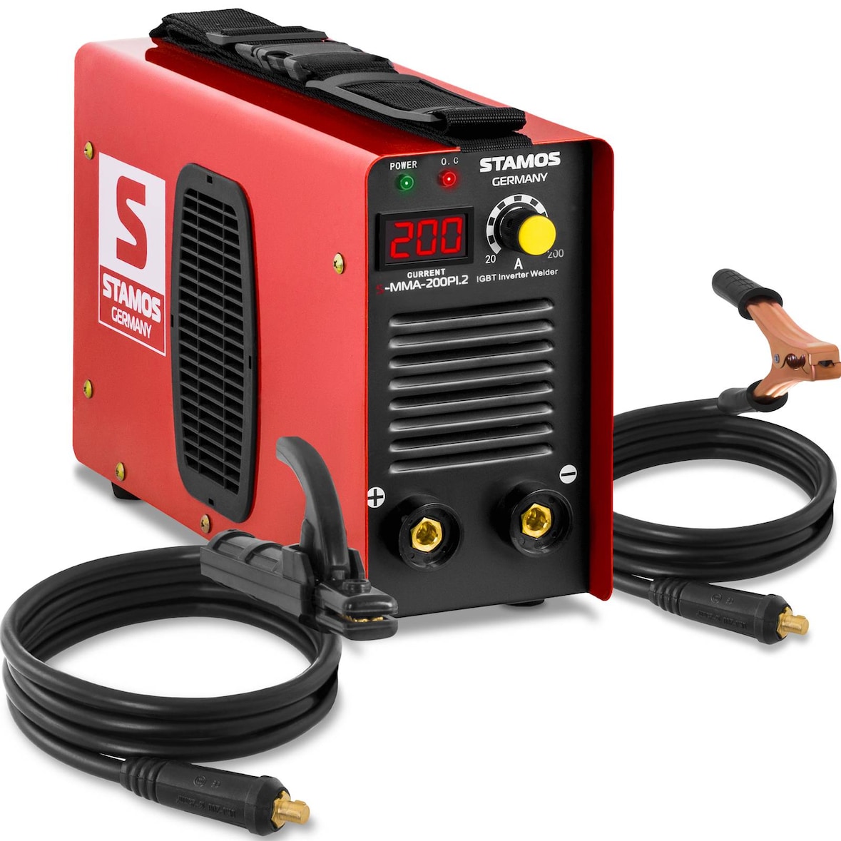 Stamos Germany - Elektrode-lasapparaat - 200 A - Hot Start - LED-display
