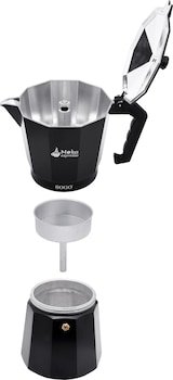 thumbnail of Cafeteira Italiana SOGO CAF-SS-7620; Até 12 chávenas; Adequado para placas a gás, elétricas, vitrocerâmicas e indução; Corpo em alumínio pintado; ;