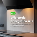thumbnail of Campana Extractora Decorativa EVVO CE47 Cristal Black