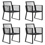 thumbnail of Helloshop26 - Conjunto de comedor exterior de 5 piezas ratán negro y muebles de PVC 02_0014228