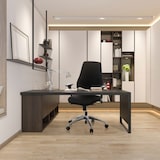 thumbnail of Bürostuhl / Drehstuhl PRO-TEC 200 Stoff schwarz Alu poliert hjh OFFICE