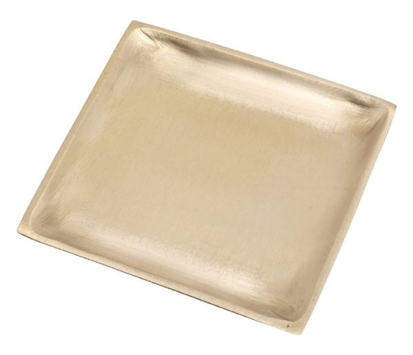 Teller viereckig 8x8 cm innen matt