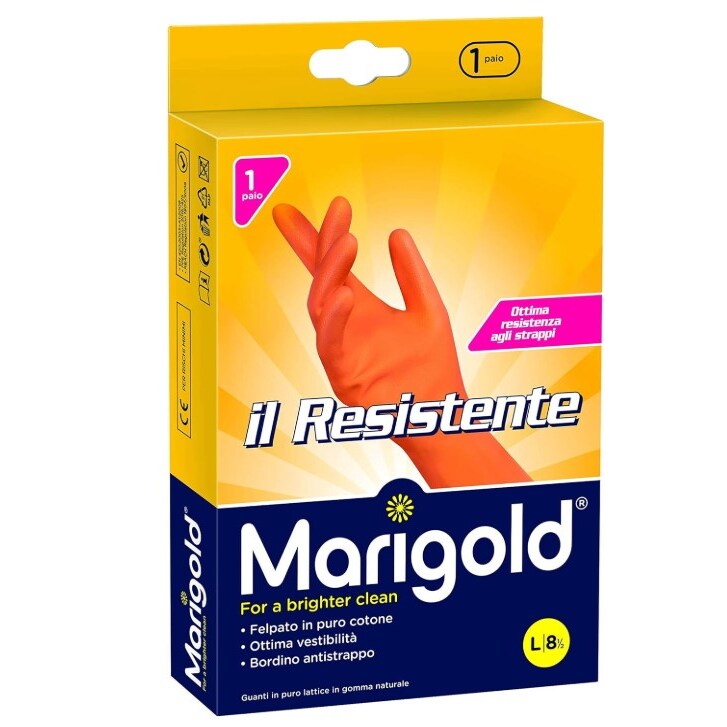 Marigold guanti "Il Resistente" mis.L/8½ in lattice