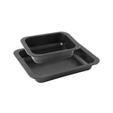 thumbnail of Set van 2 rechthoekige ovenschalen, 33 x 25 cm en 24 x 18 cm, Zenker Special Cooking