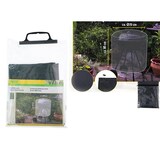 thumbnail of Kinzo BBQ Hoes - BBQ Beschermhoes voor Ronde Barbecues - Waterdicht - Slijtvast en Recyclebaar Polyethyleen - 70 x 80 CM - Zwart