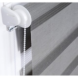 thumbnail of Helloshop26 - Zebrapatroon rolgordijn geschikt voor dag en nacht voor doorschijnende of verduisterende ramen houtlook 70x150cm 19_0000812