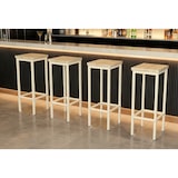 thumbnail of Set de 2 taburetes de bar de roble beige Mod. RICCIONE RIMINI de Yelloo