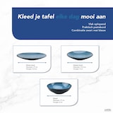 thumbnail of Luzzo® Oland serviesset 6 persoons 18 delig  - blauw