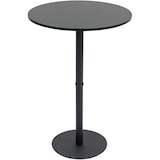 thumbnail of DELUKE® Stehtisch rund Ø 75cm CAHNI Metall Gestell Bistrotisch Gastro Bartisch rund Hoher Tisch Hochtisch, 110x75cm HxB, Schwarz