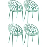 thumbnail of 4er Set stapelbare tuinstoelen Hope lichtgroen