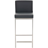 thumbnail of Barhocker Paros Kunstlederbezug schwarz